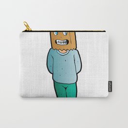 paper bag on head Carry-All Pouch