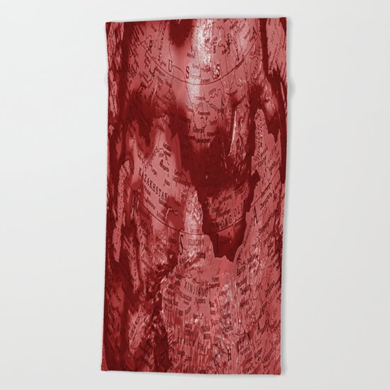 Russia in Red Beach Towel