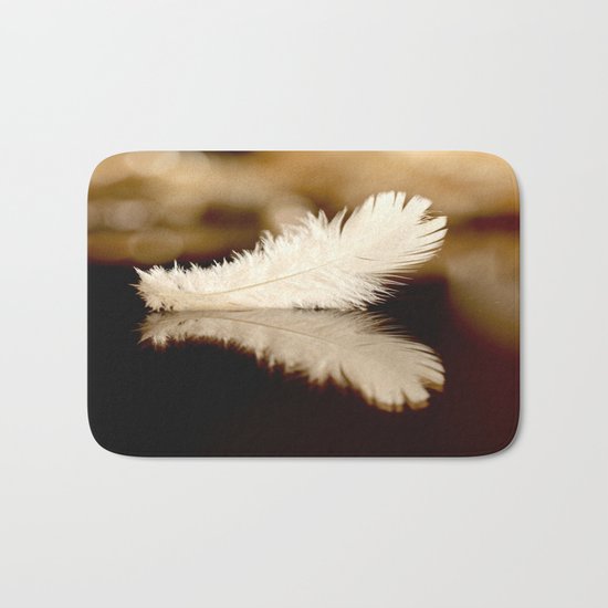 Feather Reflection Bath Mat