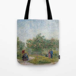 Couples in the Voyer d'Argenson Park at Asnieres, Vincent van Gogh Tote Bag