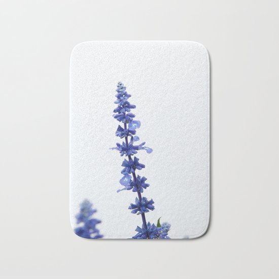 Blue Flower #1 #decor #art #society6 Bath Mat