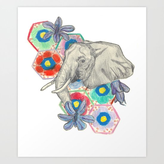 Elephanté Art Print