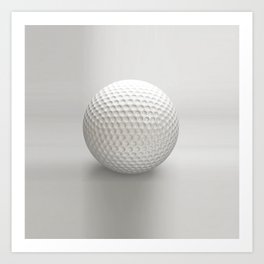 Novelty Golf Ball Art Print
