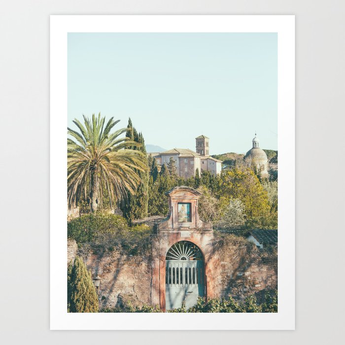 Tropical Forum - Rome Italy Travel Photography Art Print