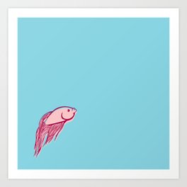 Joey the Fish Art Print
