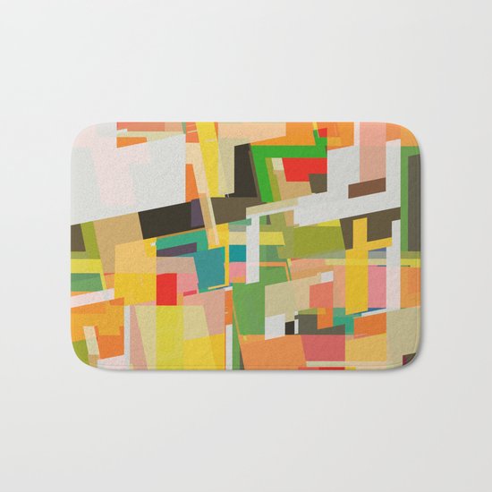 multicolored wild areas Bath Mat