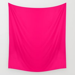 Vivid Raspberry Solid Color Wall Tapestry
