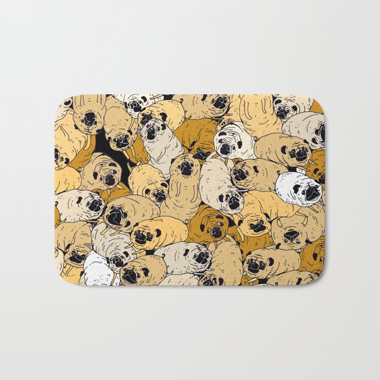 pug world Bath Mat