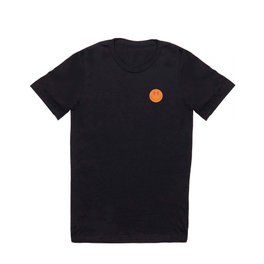 Groovy Pink and Orange Smiley Face - Retro Aesthetic  T Shirt