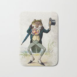 Gentleman Frog by George Hope Tait from 1900 Bath Mat