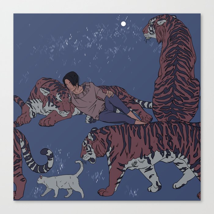Tiger Pattern Leinwanddruck Tiger Pattern Leinwanddruck