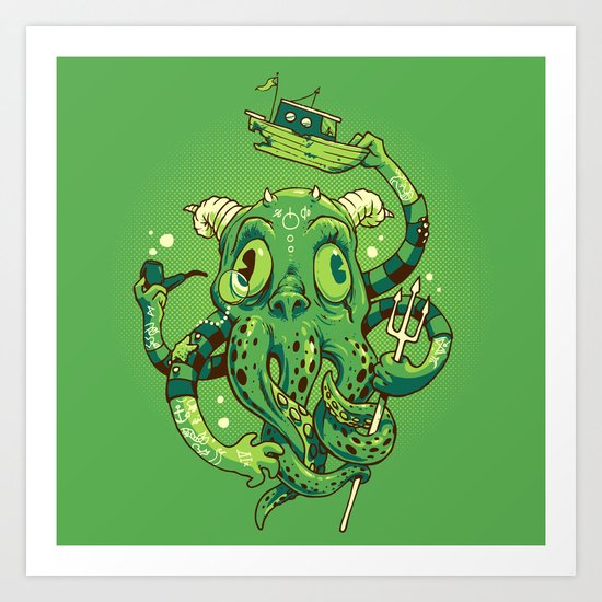 Sir Charles Cthulhu Art Print