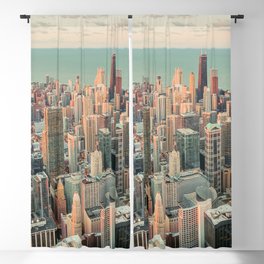 CHICAGO SKYSCRAPERS Blackout Curtain
