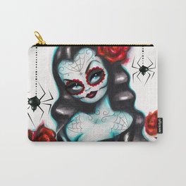 Vampire Vixen with Roses Carry-All Pouch
