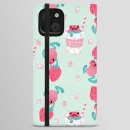 Strawberry poison milk 2 iPhone Wallet Case