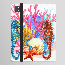 Seahorse iPad Folio Case