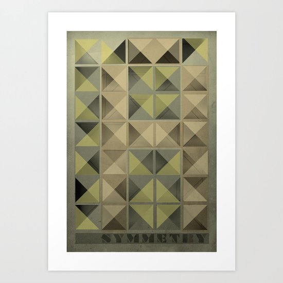 Asymmetry Art Print