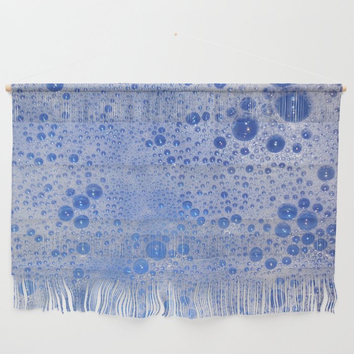 Blue Background Pattern Design Wall Hanging