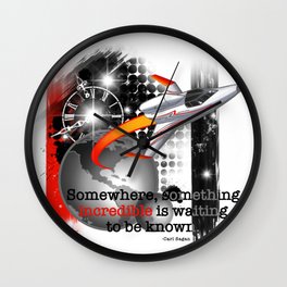 We’re Going Places  Wall Clock | Stars, Sci-Fi, Tattooartist, Planets, Drawing, Astronaut, Space, Topartist, Trashpolka, Streetart 
