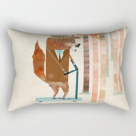 the eccentric mr fox Rectangular Pillow