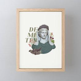 greek deities #5 - demeter Framed Mini Art Print