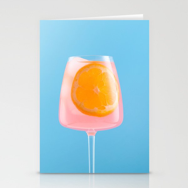 Tropical Drink Stationery Cards