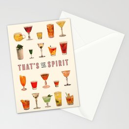 That's the Spirit Stationery Card