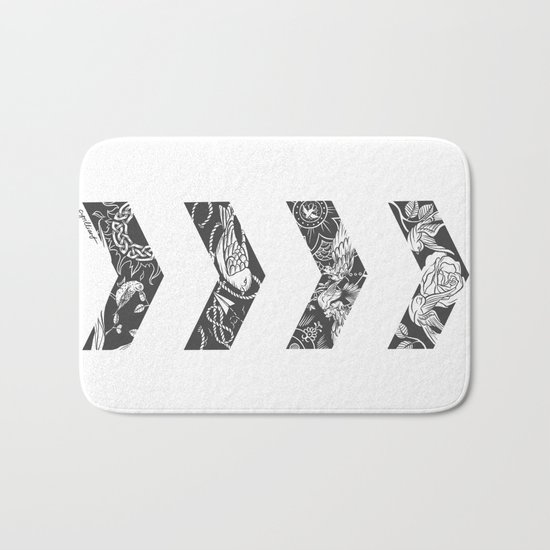 Liam's Chevrons Bath Mat