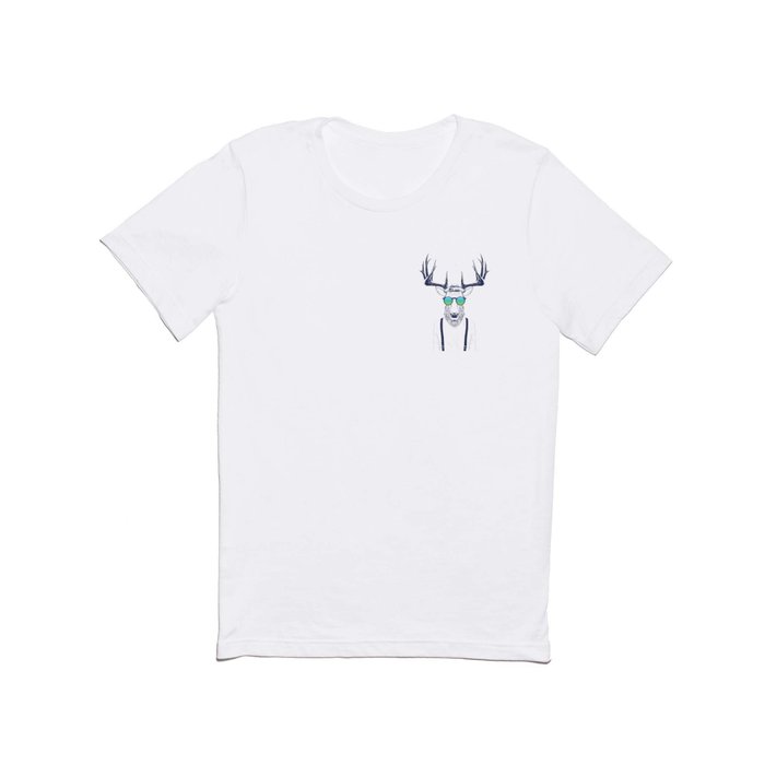 Mr Deer Hipster T Shirt