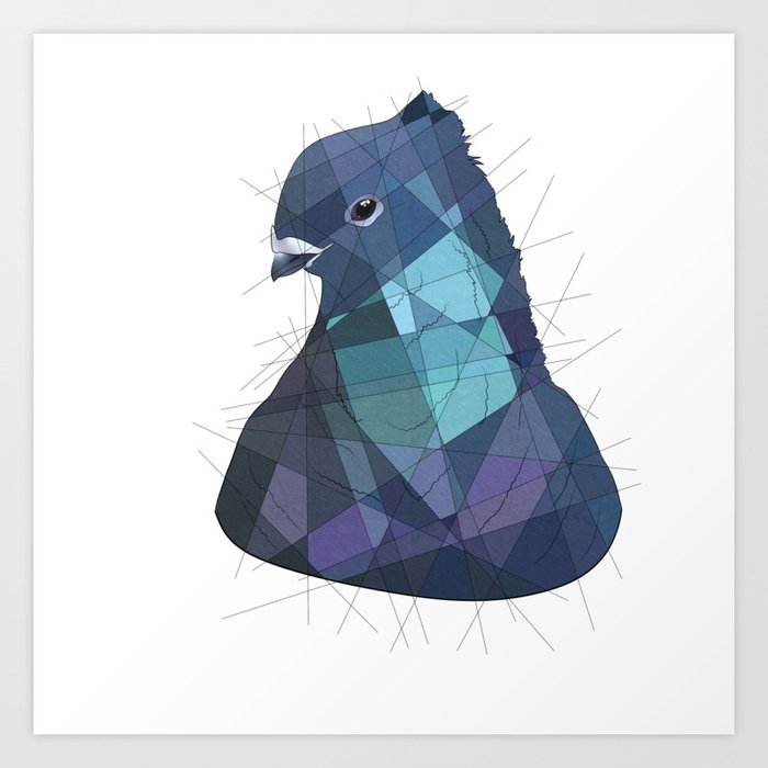 Pigeon Art Print By Taylor Society6