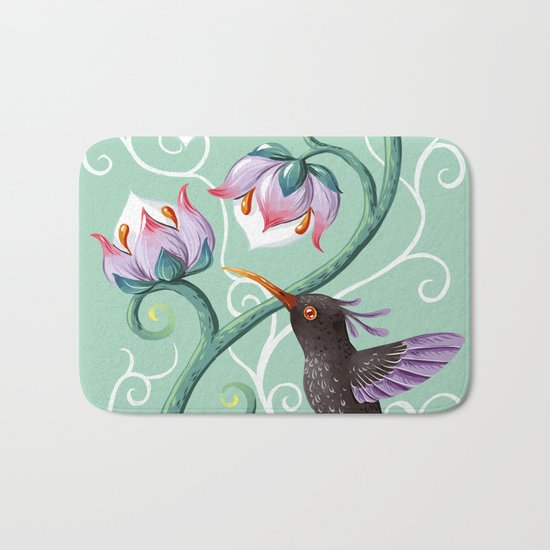 Hummingbird Bath Mat