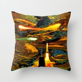 King vs King Throw Pillow