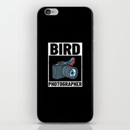 Bird Photography Lens Camera Photographer iPhone Skin