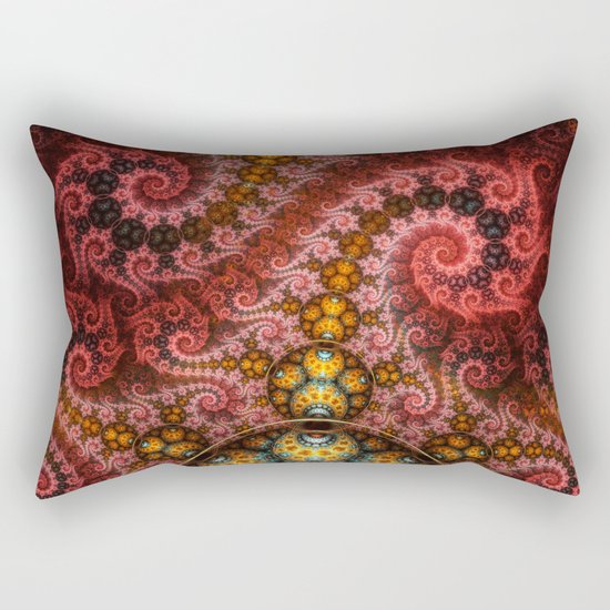 Unending dragon spiral Rectangular Pillow