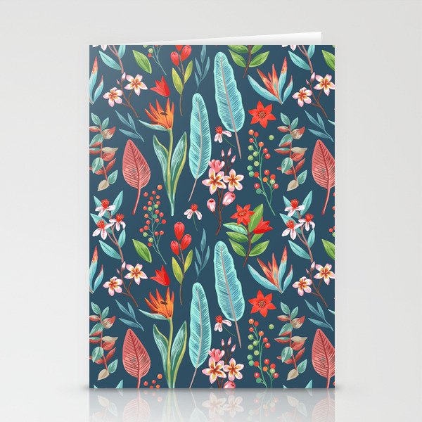 Tropical Jungle Flora II Stationery Cards