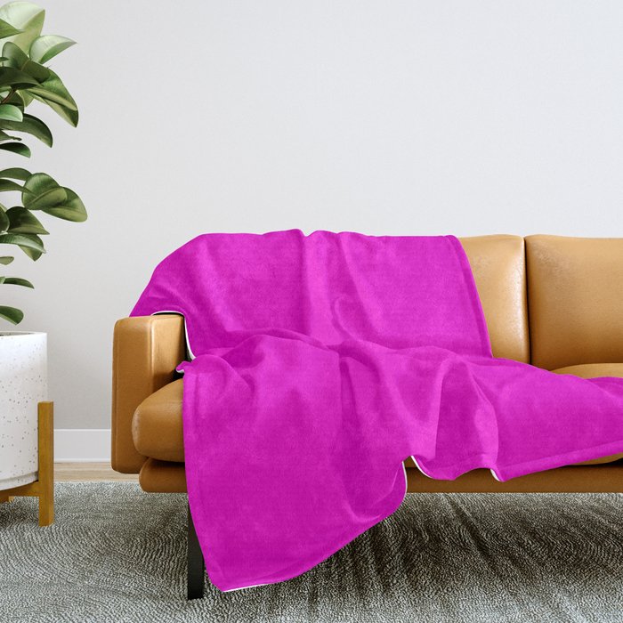 Neon pink sales throw blanket