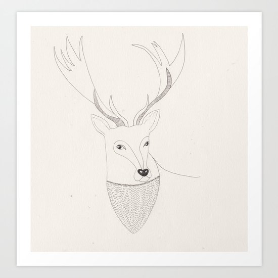 Well hello there dear Art Print