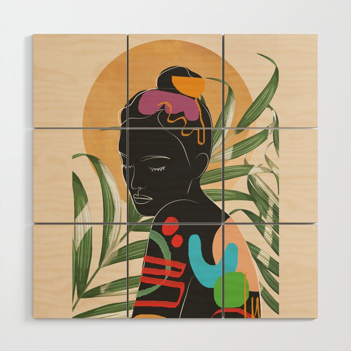 Tropical Peace 1 Wood Wall Art