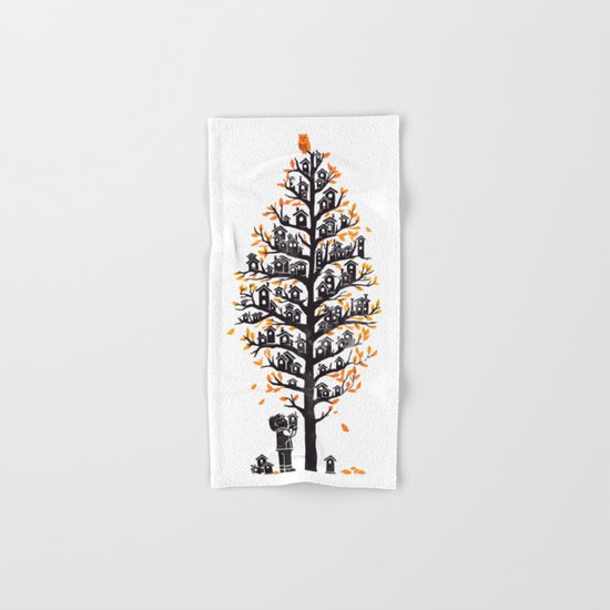 Hoot Lodge Hand & Bath Towel