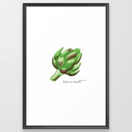 be healthy: artichoke Framed Art Print