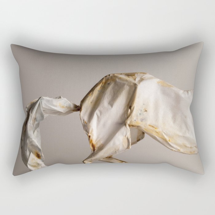 Mongrel Grey Rectangular Pillow