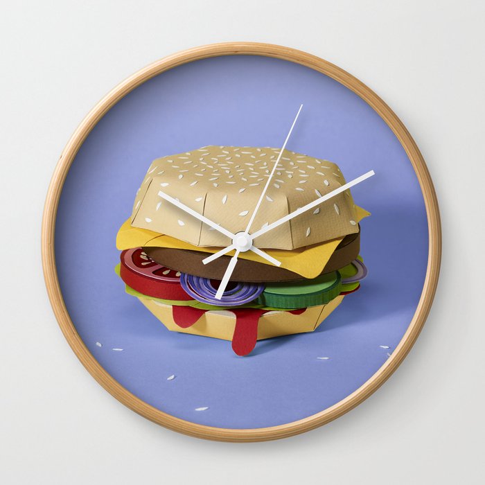 burger clock