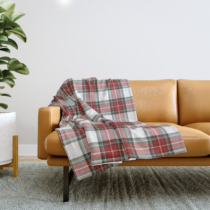 Tartan shop christmas throw