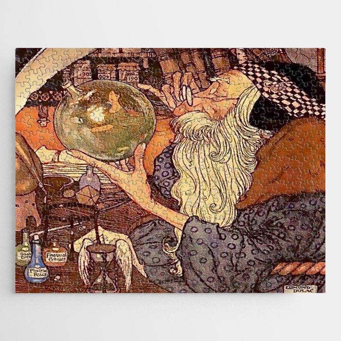 “Father Time” by Edmund Dulac (1906) Jigsaw Puzzle