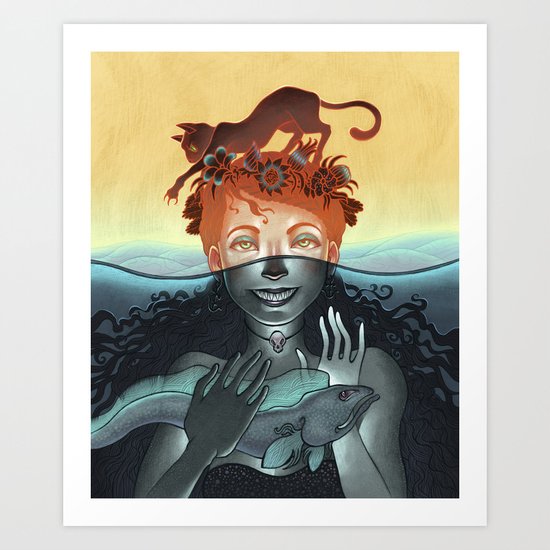 Dinner for Two Art Print