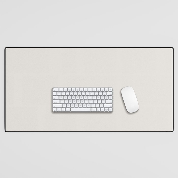 Color beige Desk Mat