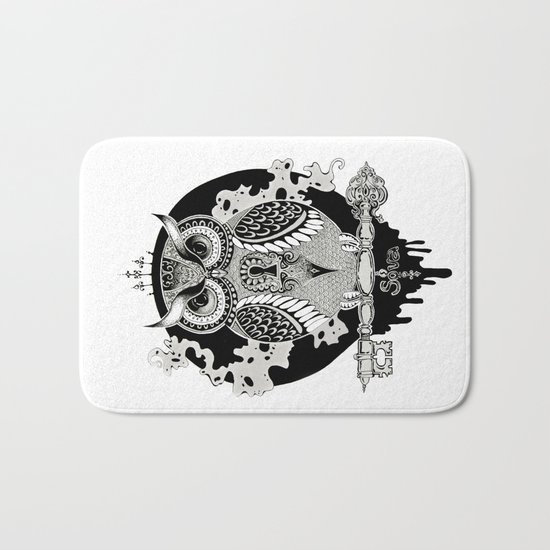 The owl Bath Mat