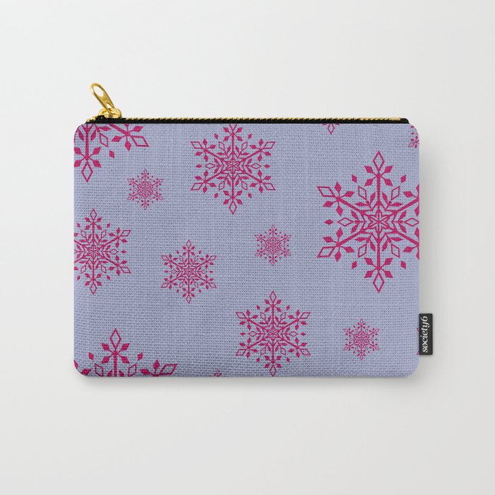Snowflakes Carry-All Pouch