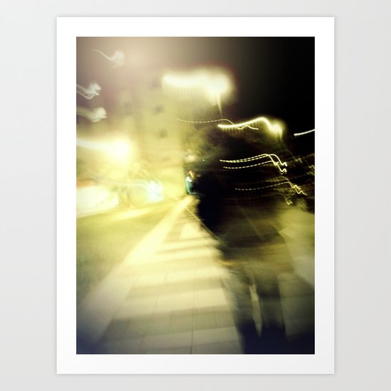 Walking Art Print