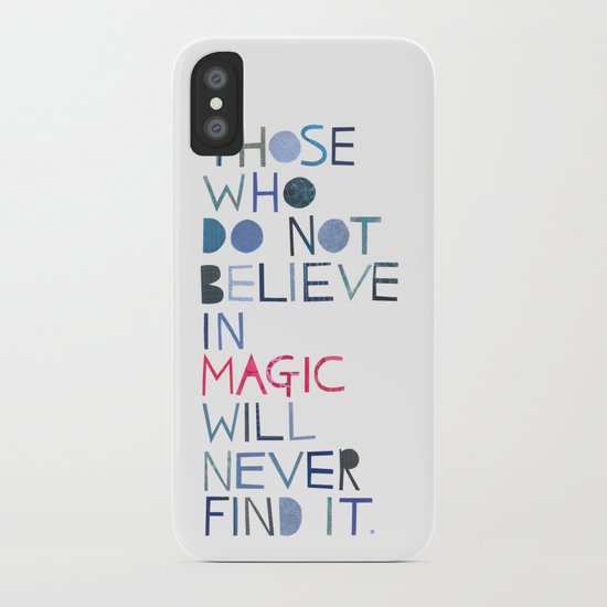 Believe in magic... iPhone Case